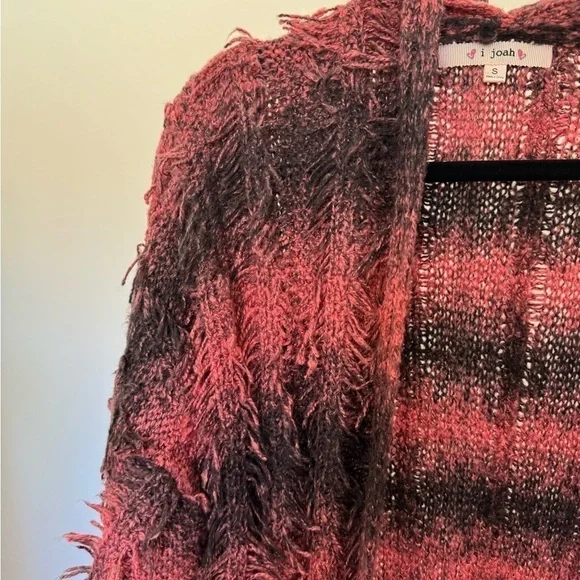 Super cute and fun fringe/shaggy  style cardigan - Picture 8 of 8